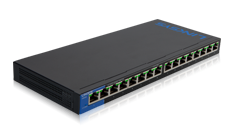 Linksys 16-Port Desktop Gigabit PoE Switch (LGS116P)
