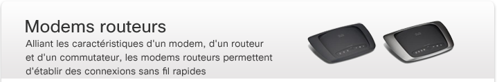 Modems routeurs