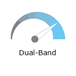 Dual-band icon