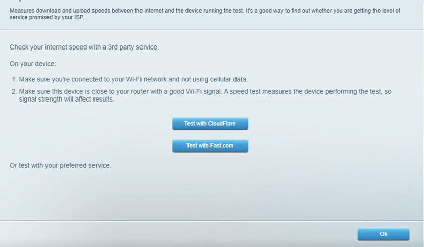 Third party testing services