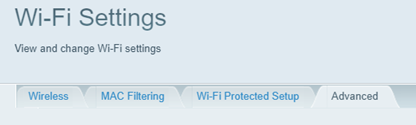 An image of a WiFi settings