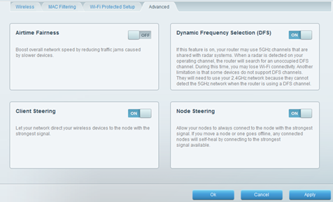 An image of Advance settings