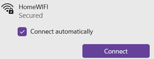 Connect to your new WiFi name to resume setup