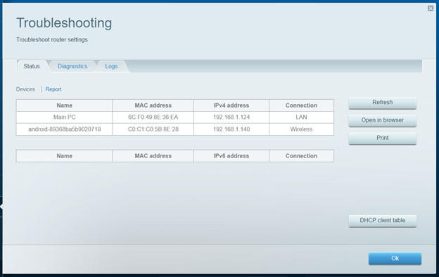 Troubleshooting tool