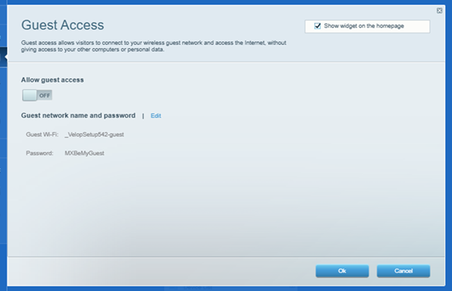 Guest Access screenshot