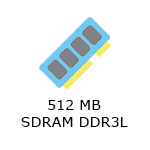 512MB SDRAM DDR3L