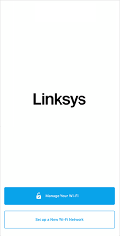 iOS Linksys app
