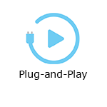 An image illustrating the plug-and-play feature
