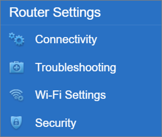 Under Router Settings, click on Wi-Fi Settings
