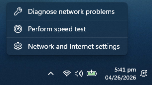 an image showing the Windows 11 network and internet settings