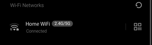 An image showing your WiFi network name
