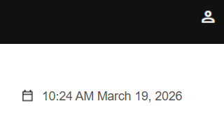 An image of the router's date and time