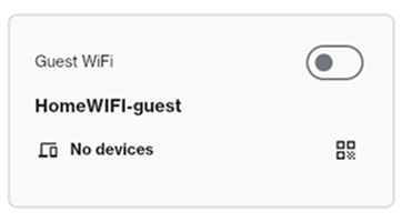An image showing the Guest WiFi tile