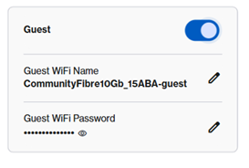 Guest Access enabled