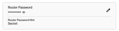 Router Password Entry