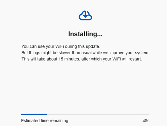 Manual Firmware Update Installing