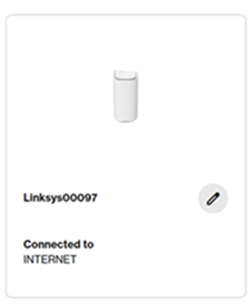 Parent router settings for editing the device name.