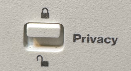 The Privacy button of the router