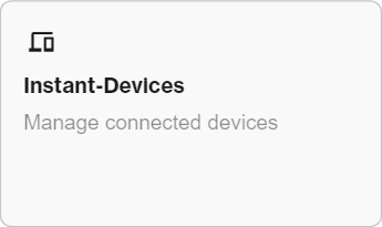 Instant-Devices section