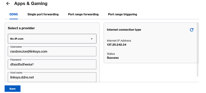 DDNs showing No-IP.com provider