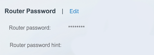 Click Edit and enter your preferred password