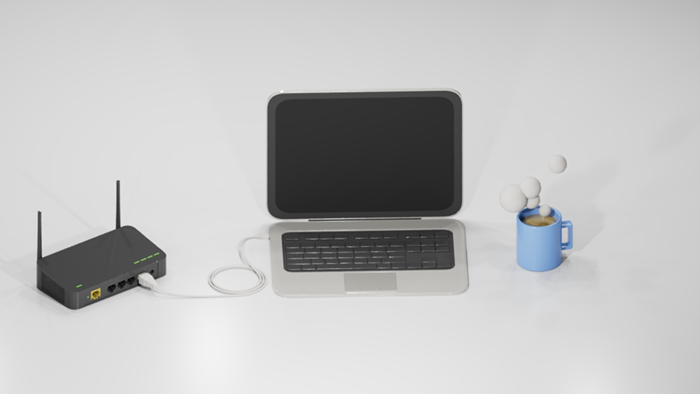 Modem to Laptop connection