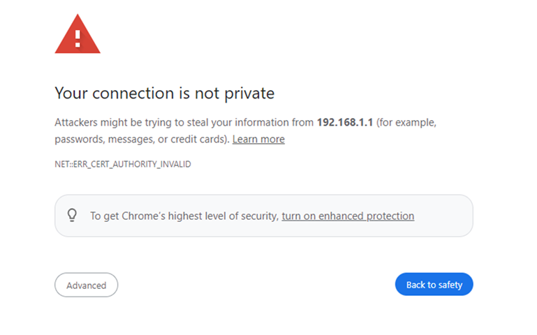 Browser error