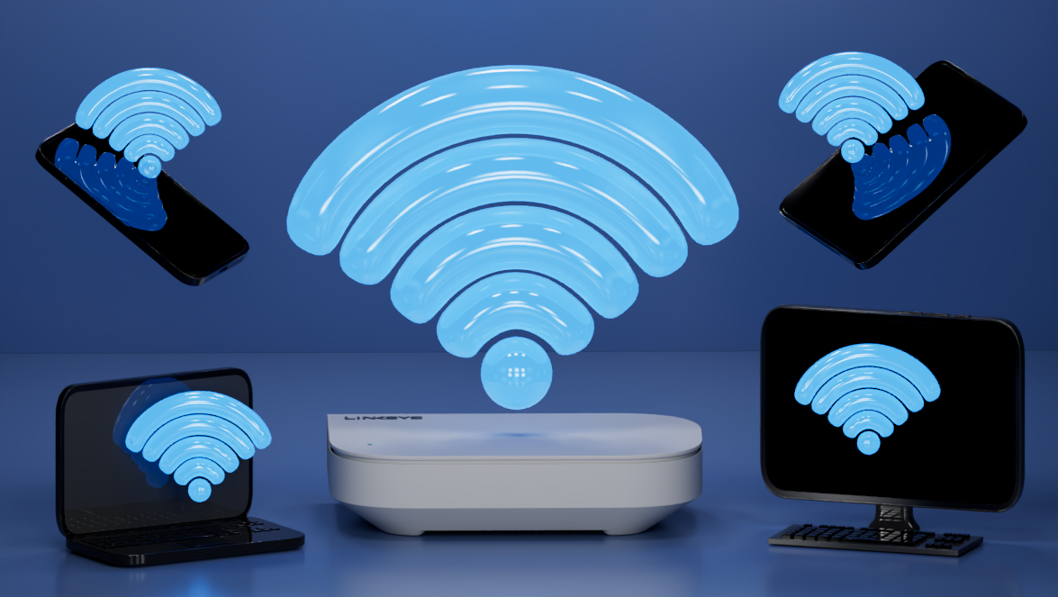 Illustration of an offline network setup