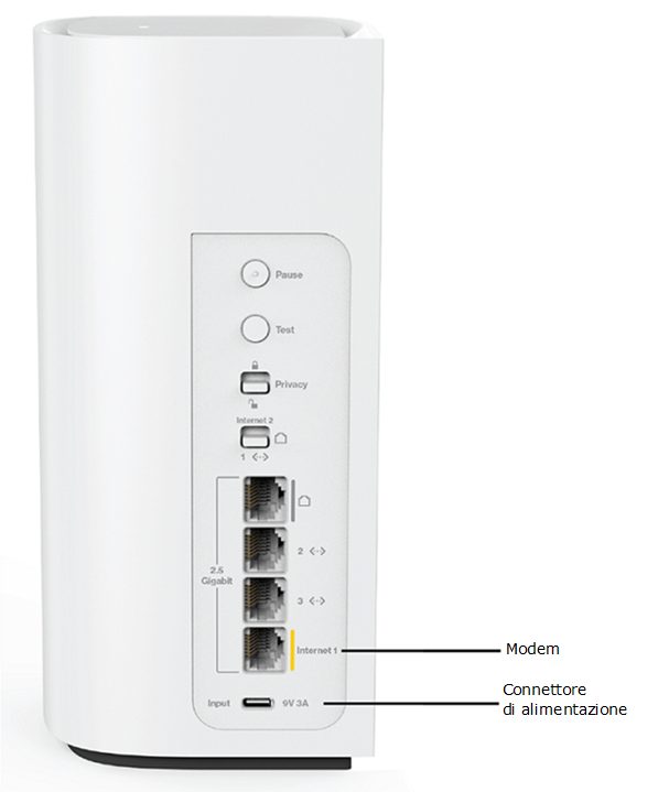 Linksys SPNM60CF router's side panel
