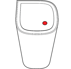 Router with solid Red light