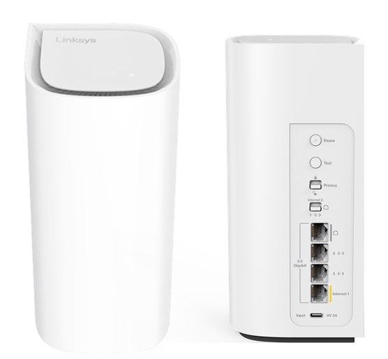 Linksys SPNM60CF front and back view