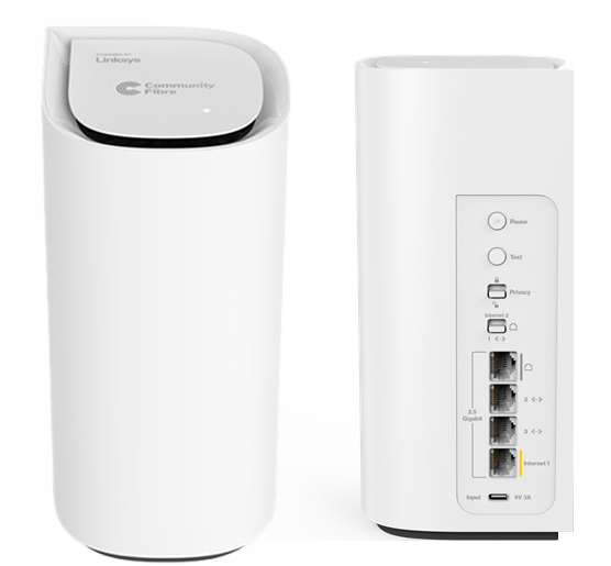 Linksys SPNM60CF front and back view