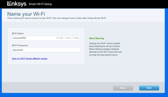 Customize WiFi name and WiFi password