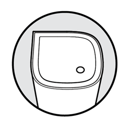 Router showing a white light