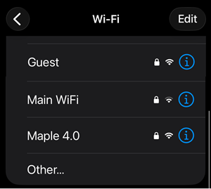 Connect to the Guest WiFi