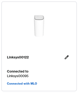 Device with Connected with MLO tag