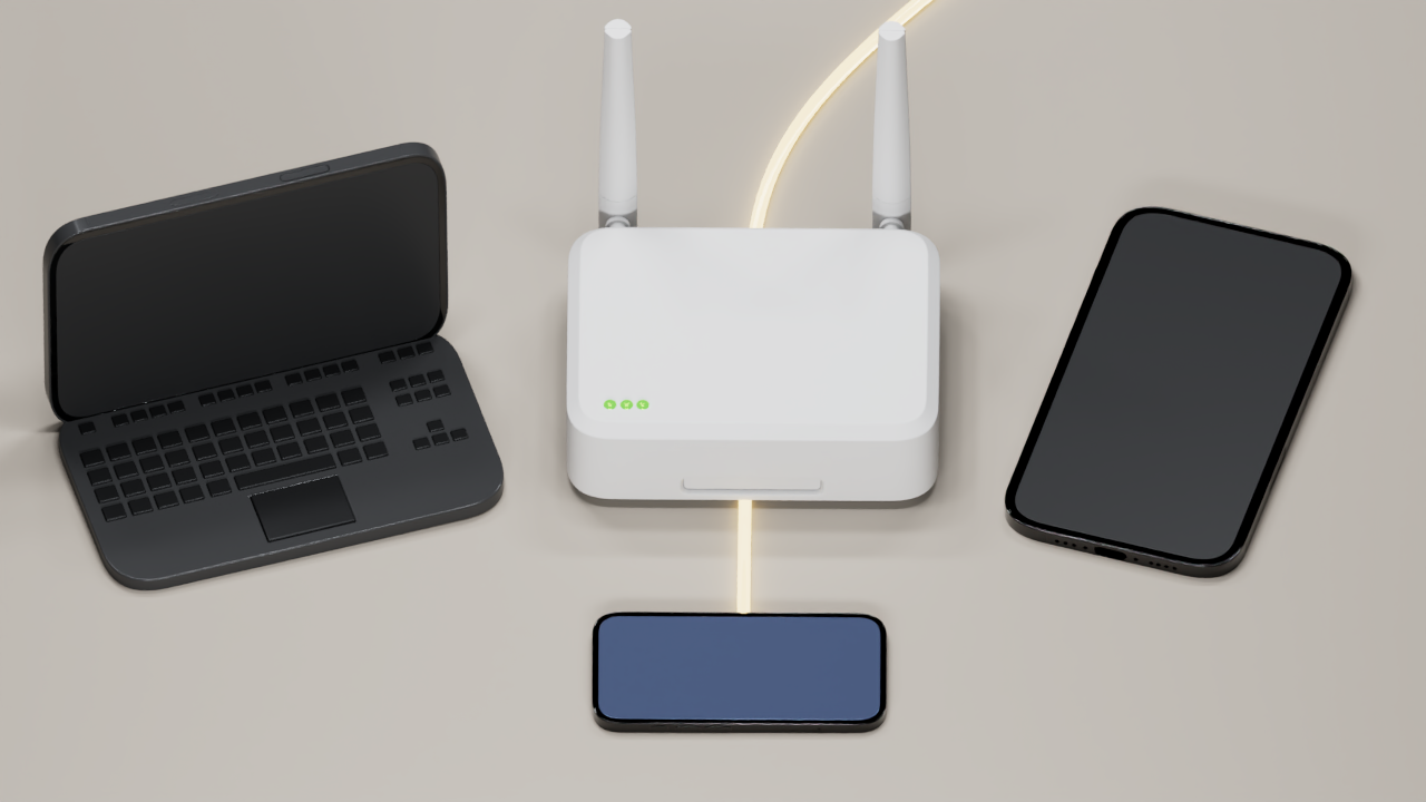Another illustration of exploring the different types of internet connections