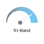 Tri-band icon
