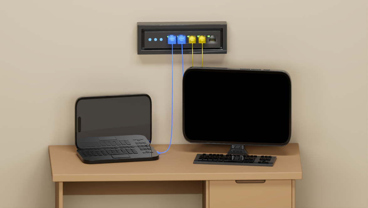 Wall mounted swtich