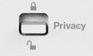 Privacy button