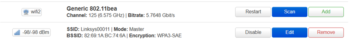 Perform the same steps on "wifi2"