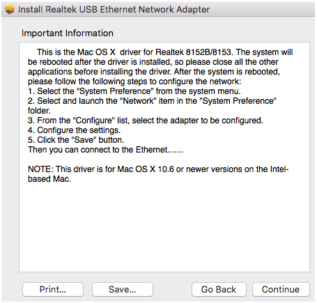 intek adapter usb to ethernet for mac download