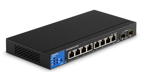 8-Port Managed Gigabit PoE+ Switch | Linksys | Linksys: US